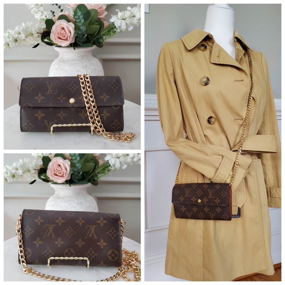 Louis Vuitton Monogram Sarah Wallet & Minibag